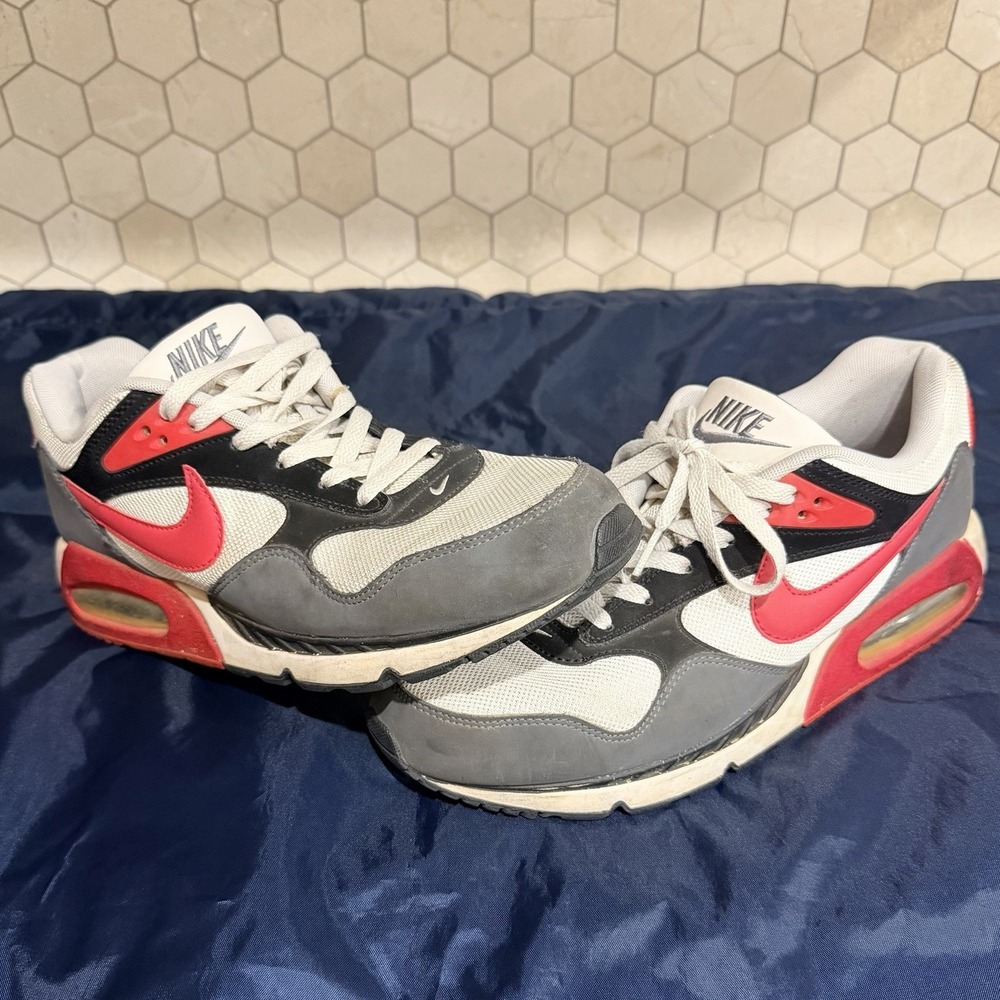 Nike Air Max Correlate Mens Gray Red Black White Running Shoes 511416‎ Size 10.5